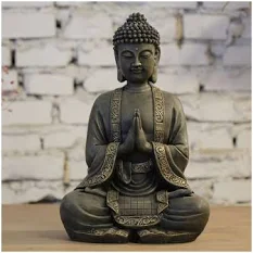 Estatua grande de meditación de Buda Zen