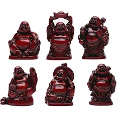 Estatua de Buda sonriente de resina 5 cm