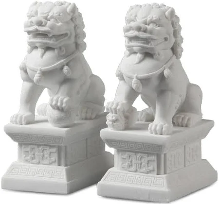 Leones Foo Dogs de piedra Feng Shui