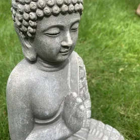 Figura de Buda jardín 33 cm hormigón