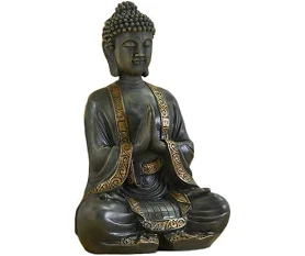 Estatua grande de meditación de Buda Zen