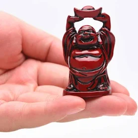 Estatua de Buda sonriente de resina 5 cm