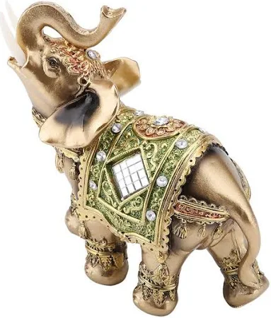 Elefante verde “Lucky” Feng Shui