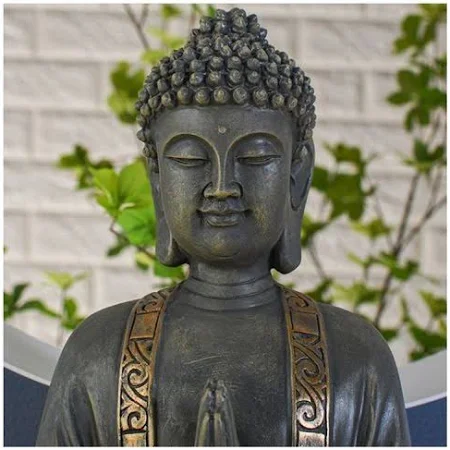 Estatua grande de meditación de Buda Zen