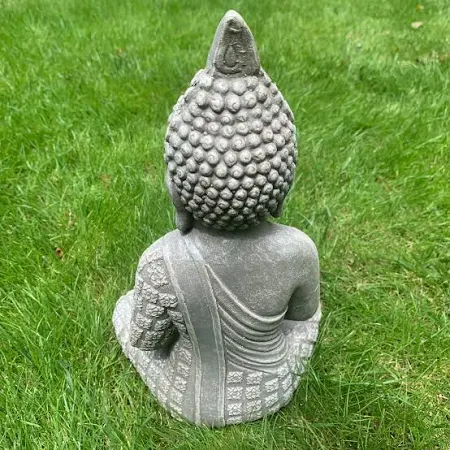 Figura de Buda jardín 33 cm hormigón